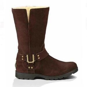 UGG Barlow Brown Suede Mid-Boots | 7